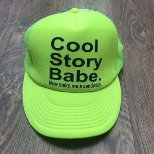 Neon Yellow Trucker Hat🧢